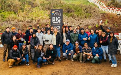 La comunidad del surf apoya restaurar parte del borde costero en Pichilemu