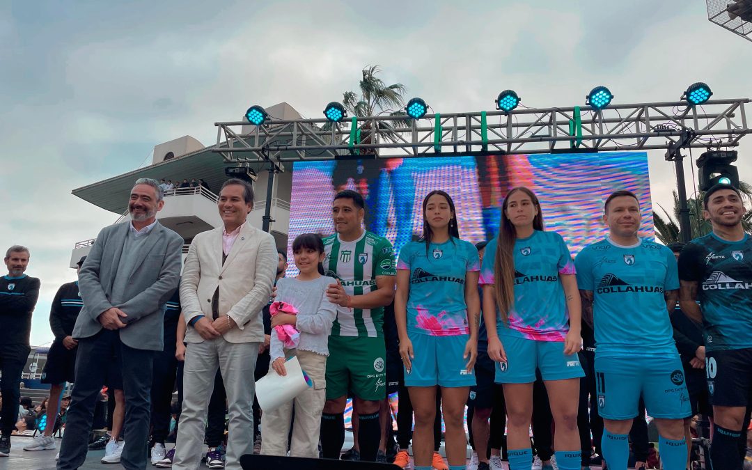 Deportes Iquique presentó su nueva camiseta en Mall ZOFRI