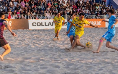 Boca Juniors y Racing de Avellaneda en cuadrangular de Fútbol Playa en Iquique