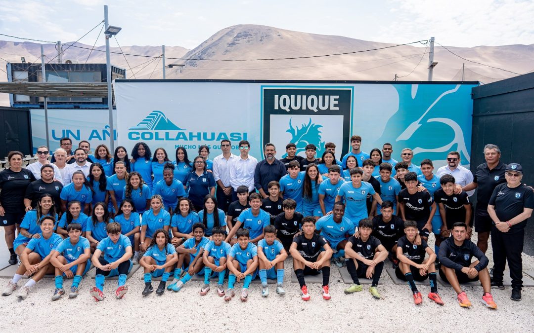 Collahuasi reafirma su compromiso y apoyo a más de 170 futbolistas de Deportes Iquique